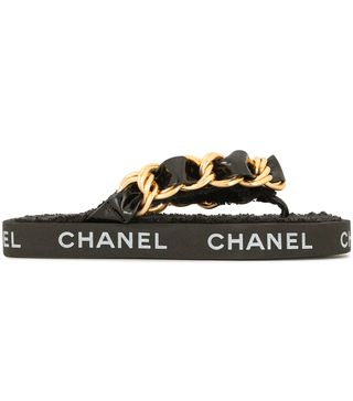 Chanel + Pre-Owned 1993 Chain Strap Sandals