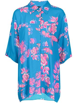 Cynthia Rowley + Cabana Floral-Print Shirt