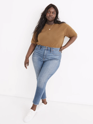 Madewell + High-Rise Skinny Crop Jeans