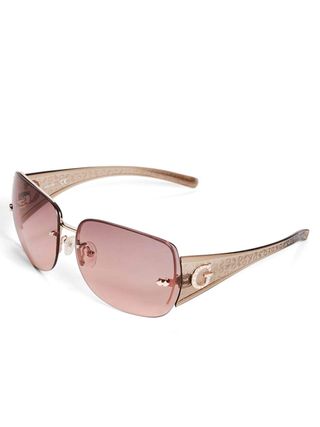 Guess Factory + Rimless Shield Sunglasses