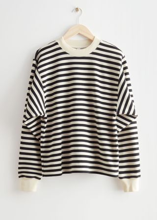 & Other Stories + Oversized Striped Sweater