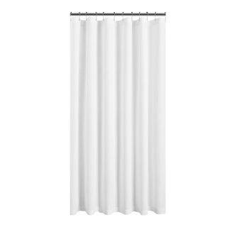 Gap Home + Solid Textured Organic Cotton Shower Curtain White 72 x 72