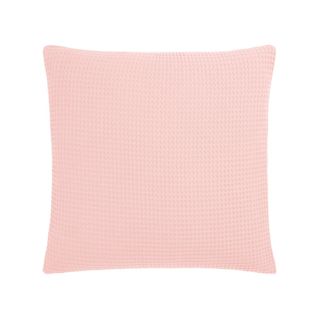 Gap Home + Washed Waffle Decorative Square Throw Pillow Blush 18 x 18