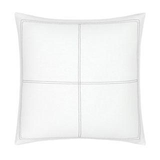 Gap Home + Contrast Stitch Decorative Square Throw Pillow White 20 x 20