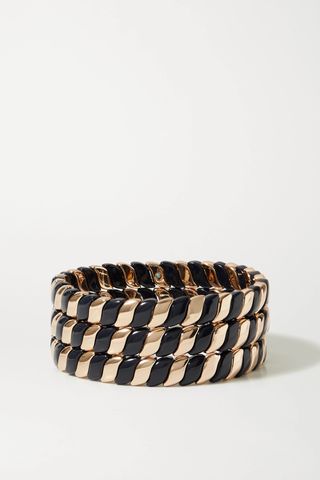 Roxanne Assoulin + Navy Show Me the Ropes Bracelets