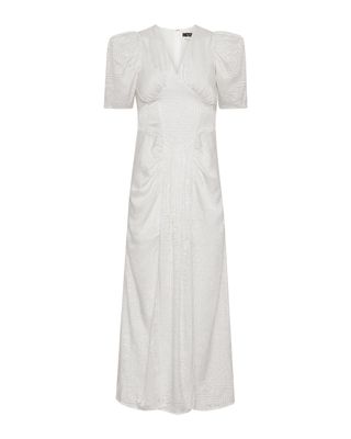 Rotate Birger Christensen + Long Alma Dress in White