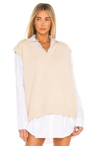 L'Academie + Oversized Sweater Vest