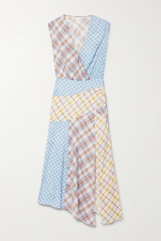 Veronica Beard + Wixson Ruched Patchwork Dress