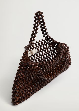 Mango + Wood Beaded Bag