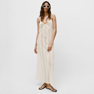 Zara + Pointelle Dress