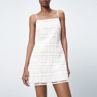 Zara + Crochet Mini Dress