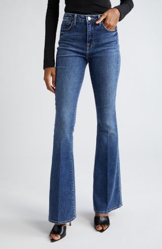 L'Agence + Marty High Waist Flare Leg Jeans