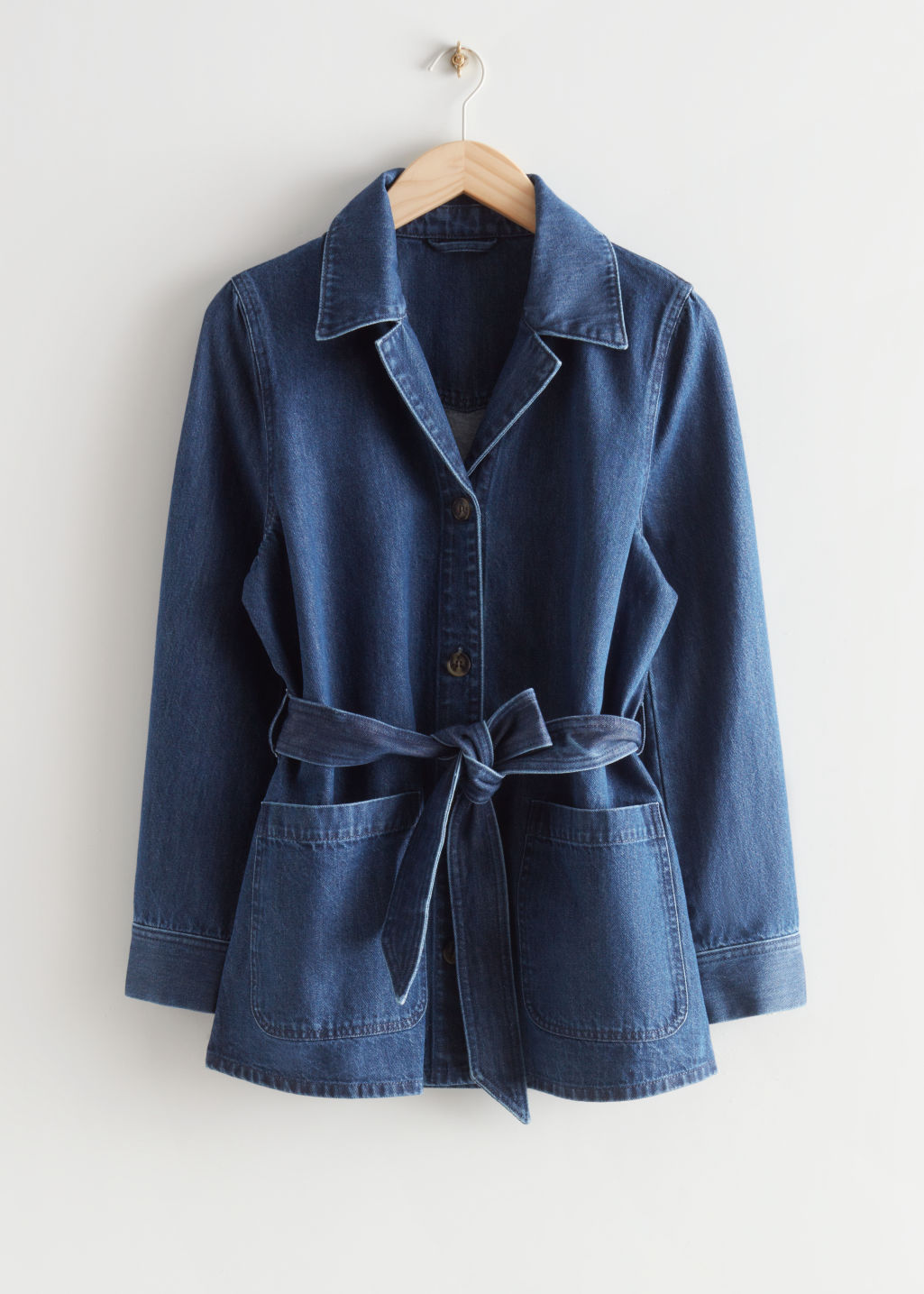 & Other Stories + Belted Denim Jacket