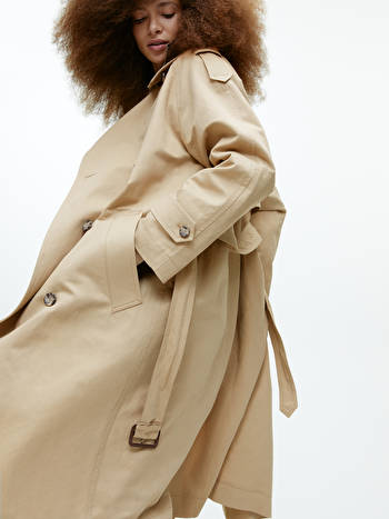Arket + Linen Cotton Trenchcoat