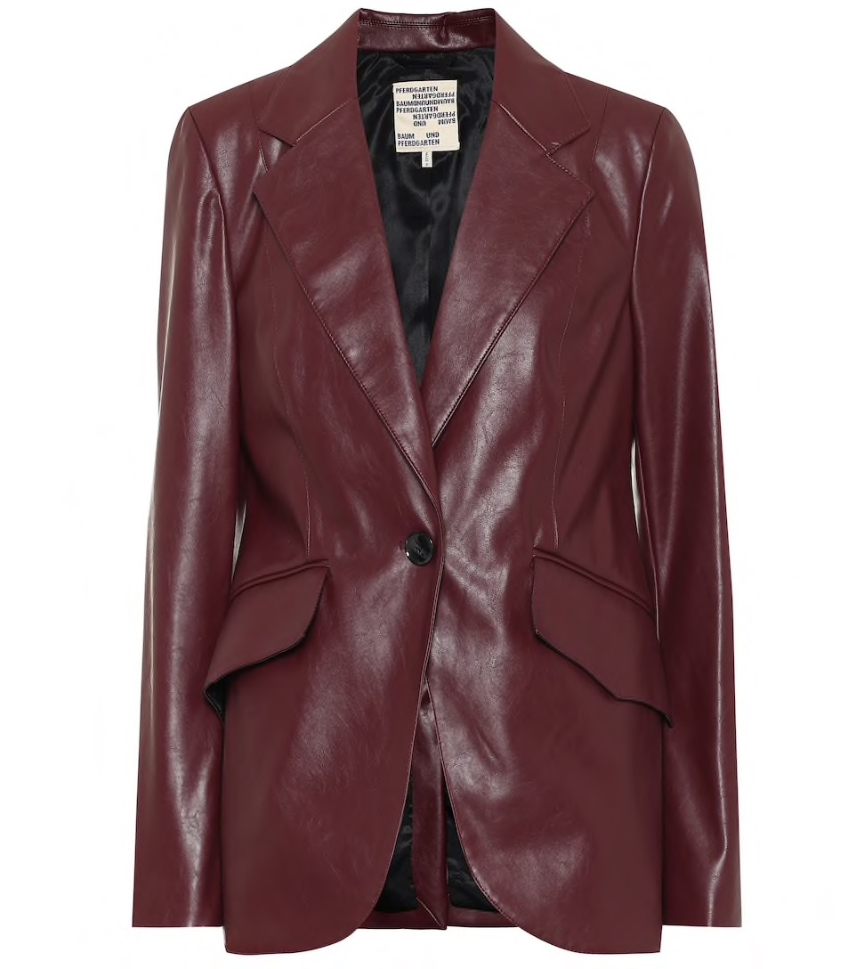 Baum Und Pferdgarten + Beyonce Faux Leather Blazer