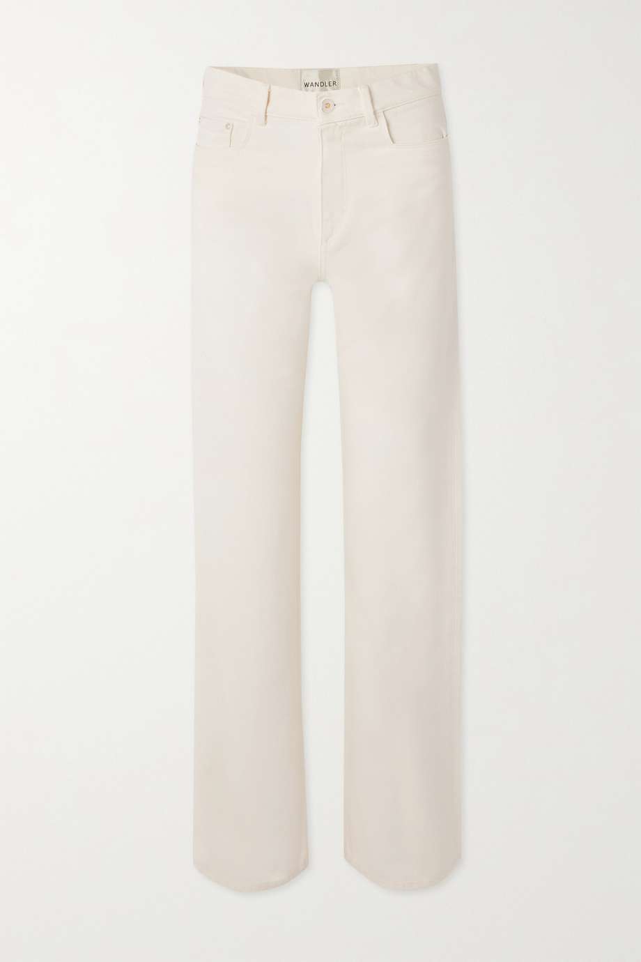 Wandler + Poppy Organic High-Rise Straight Leg Jeans