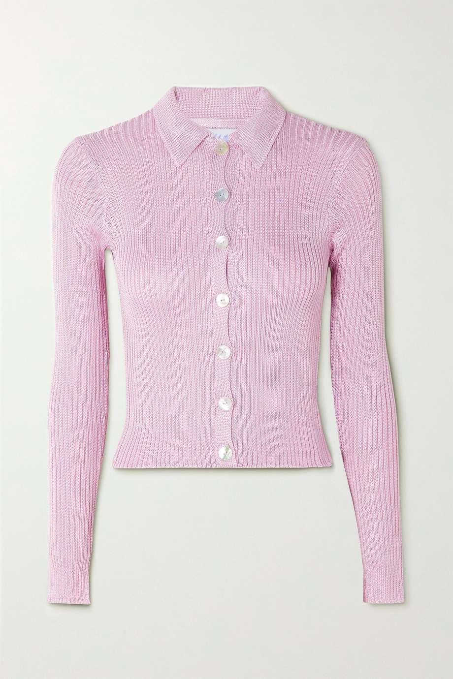 Calle Del Mar + Ribbed-Knit Cardigan