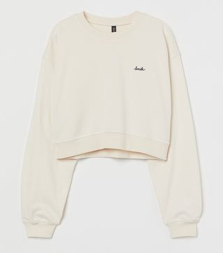 H&M + Crop Sweatshirt