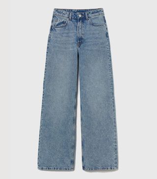 H&M + Wide High Jeans