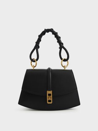 Charles & Keith + Coiled Top Handle Bag