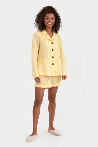 Sleeper + Lemon Pajama Set With Shorts