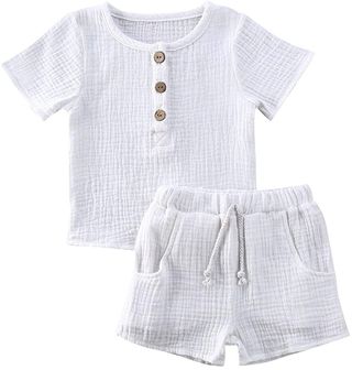 Windylee + Solid Linen Summer Outfits Set
