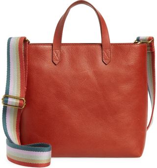 Madewell + Small Transport Leather Crossbody Tote