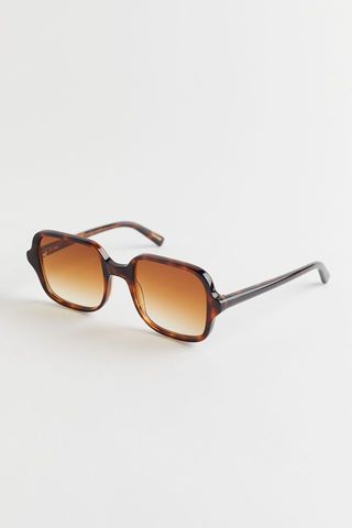 Chimi + Voyage Tortoise Shell Square Sunglasses