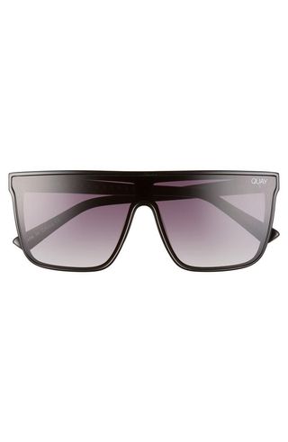 Quay Australia + Night Fall 52mm Gradient Flat Top Sunglasses