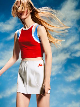 Zara x Kappa + Mini Skirt