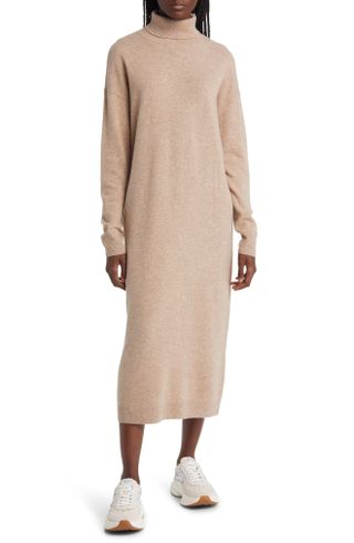Nordstrom + Long Sleeve Wool & Cashmere Sweater Dress