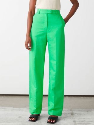 & Other Stories + Straight High Waist Trousers