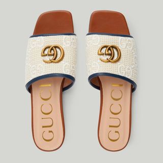 Gucci + Women's Slide Sandal With Double G