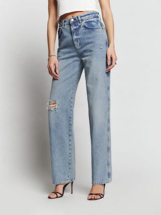 Reformation + Val 90s Mid Rise Straight Jeans