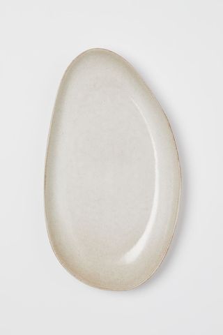 H&M + Large Stoneware Serving Dish