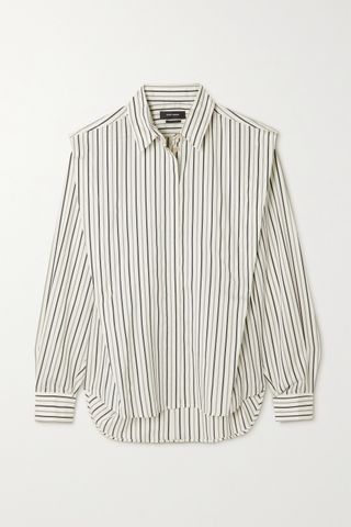 Isabel Marant + Sotalki Striped Silk Shirt