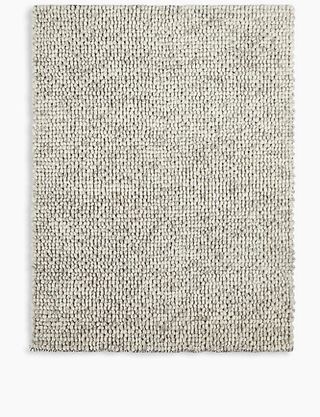 Marks & Spencer + Wool Popcorn Woven Rug from