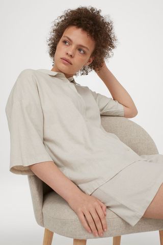 H&M + Pyjama Shirt and Shorts