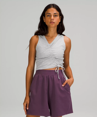 lululemon + LA Asymmetrical Cinched Tank Top