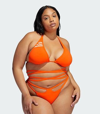 Adidas x Ivy Park + Bikini Top in Orange