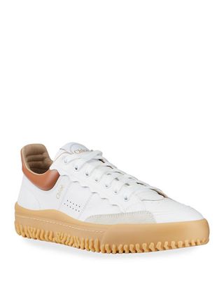 Chloé + Franckie Bicolor Low-Top Sneakers