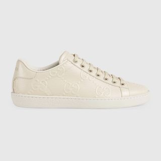 Gucci + GG Embossed Ace Sneakers