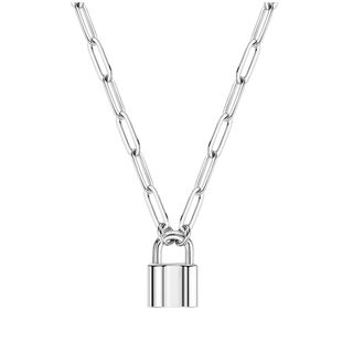 Boutiquelovin + A-Silver Oval Paperclip Chain
