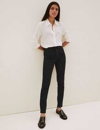 Marks and Spencer + High Waisted Skinny Jeans