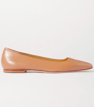 Aeyde + Gina Leather Ballet Flats
