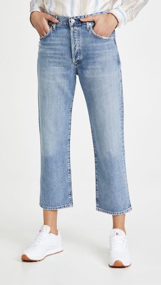 Citizens of Humanity + Emery Crop Relaxed Straight Jeans