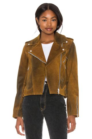 Understated Leather + Afterglow Jacket in Aged Brown