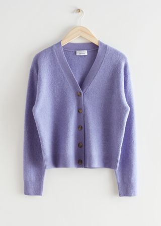 & Other Stories + Wool Blend Knit Cardigan