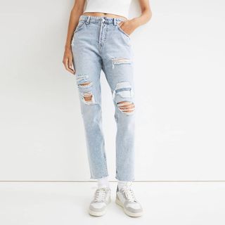 H&M + Boyfriend Low Regular Jeans