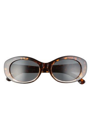 BP + 50mm Retro Oval Sunglasses